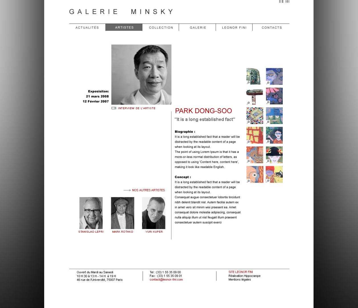 Nimsky (Gallerie) - Site Web - Artiste